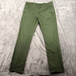 Levi's Jeans Womens 32x32 Straight Leg‎ High Rise Slash Pockets Green